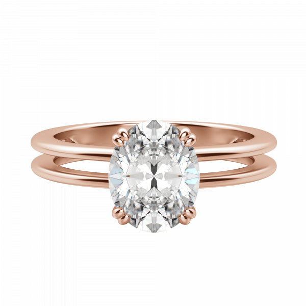 Roma Oval Cut Engagement Ring